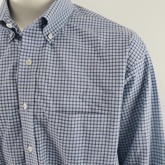 Onward Reserve Button Up Pocket Shirt Mens Large Classic Fit Blue - Picture 7 of 9